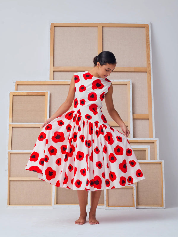 Youna Dress in Poppy, from Mii