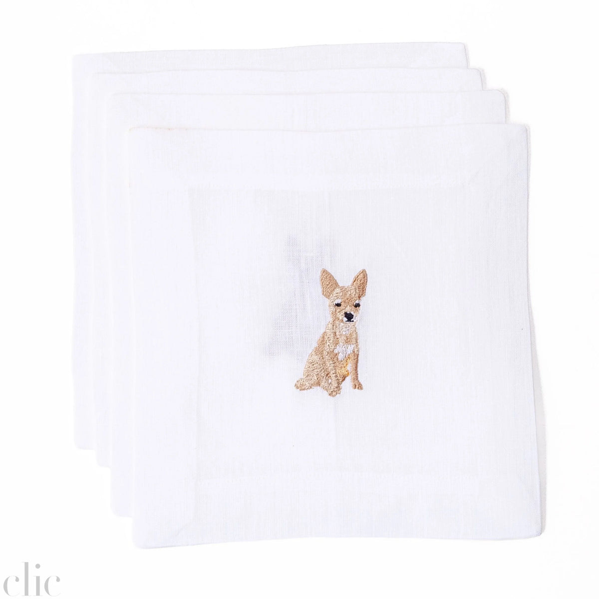 Chihuahua Cocktail Napkin, from Lettermade