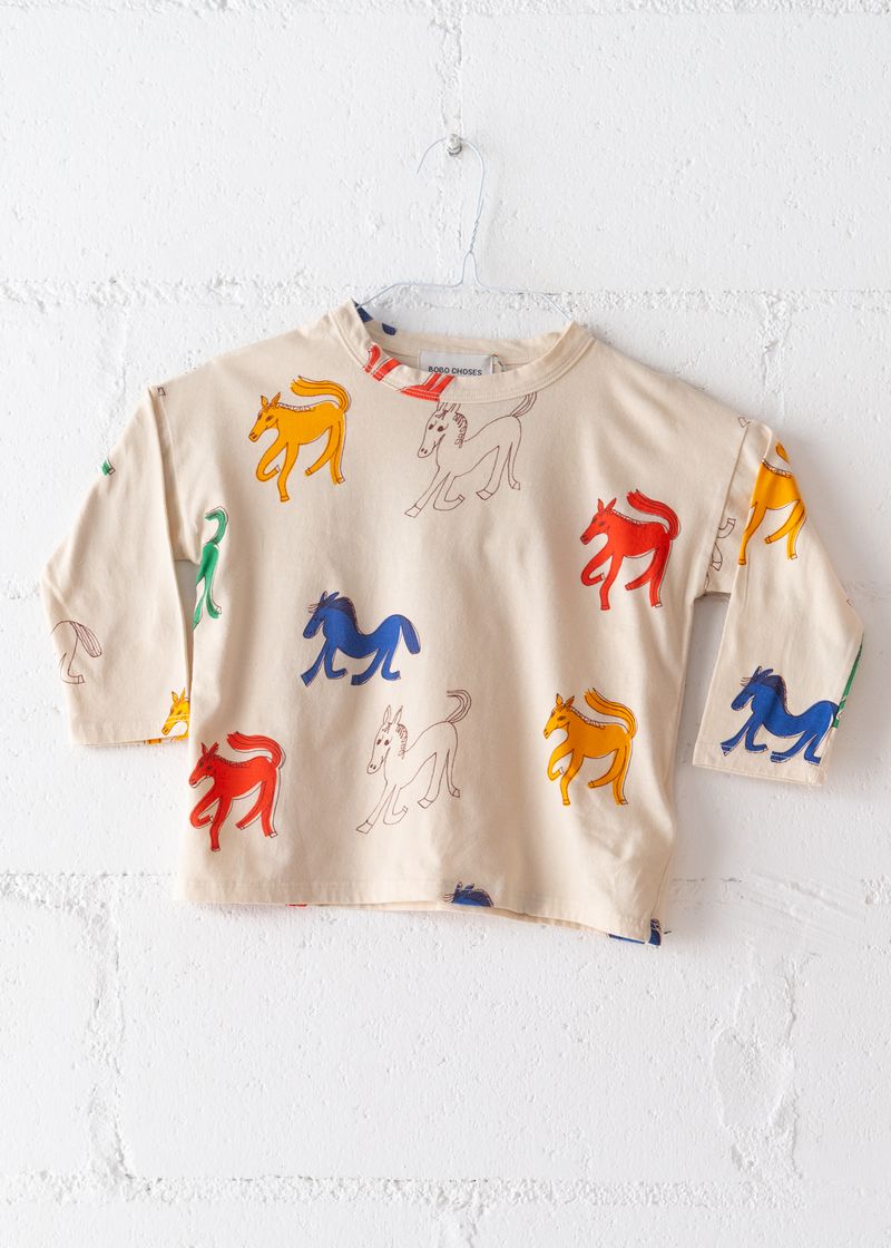 Wonder Horse All-Over T-Shirt, from Bobo Choses