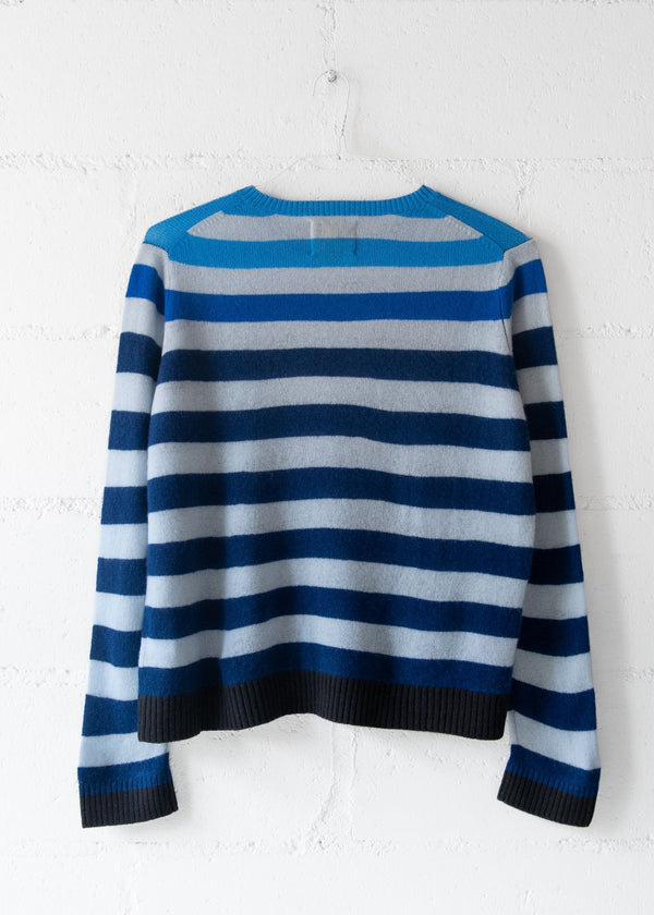 Cashmere Gradient Stripe Crew, from Jumper 1234