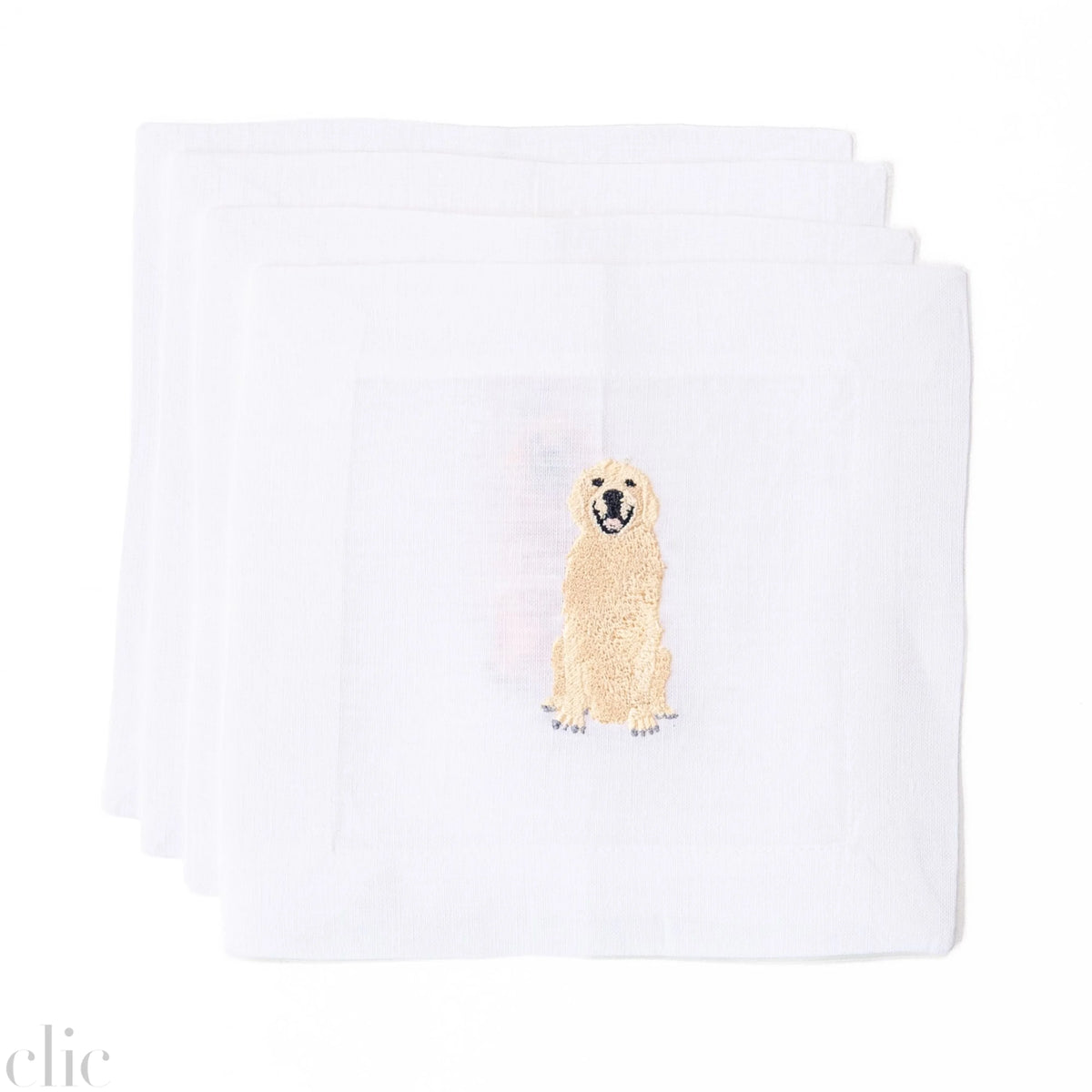 Golden Retriever Cocktail Napkins, from Lettermade
