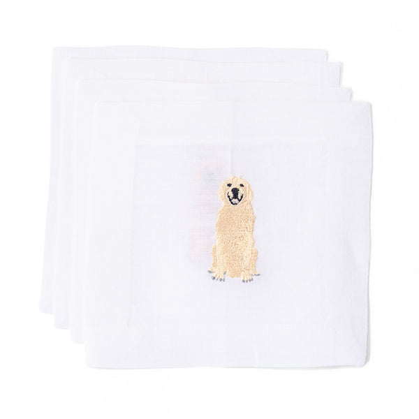 Golden Retriever Cocktail Napkins, from Lettermade