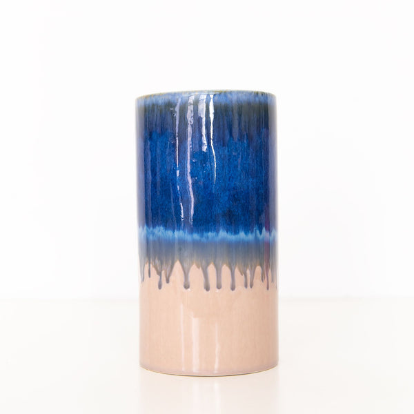 Cylinder Vase in Blue, from SGW Labs