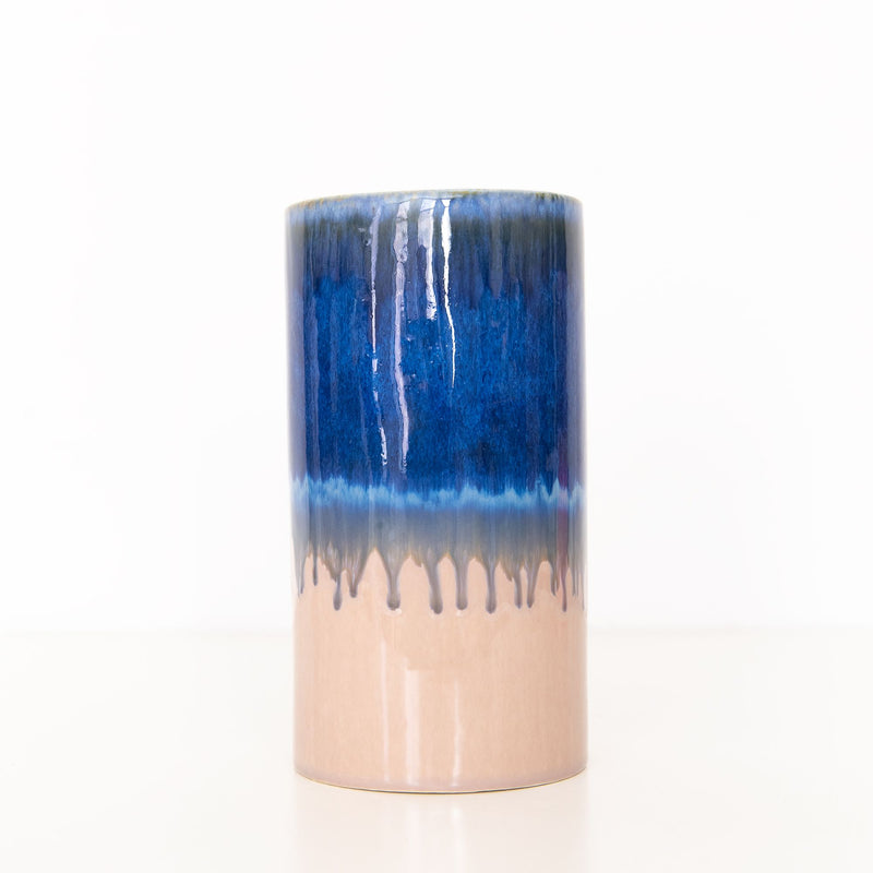 Cylinder Vase in Blue, from SGW Labs