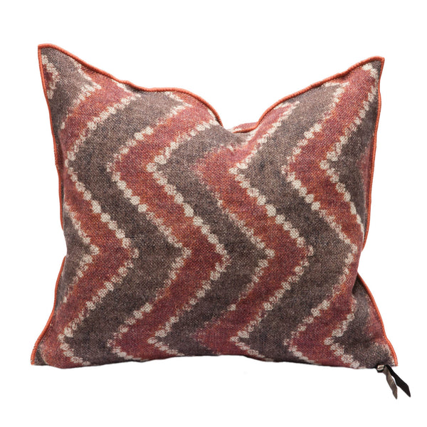 Wabi Sabi Zanzibar Pillow 26" x 26" in Argile, from Maison De Vacances