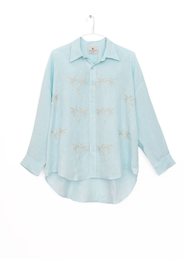 Shirt in Mint, from Benaras by Citrus