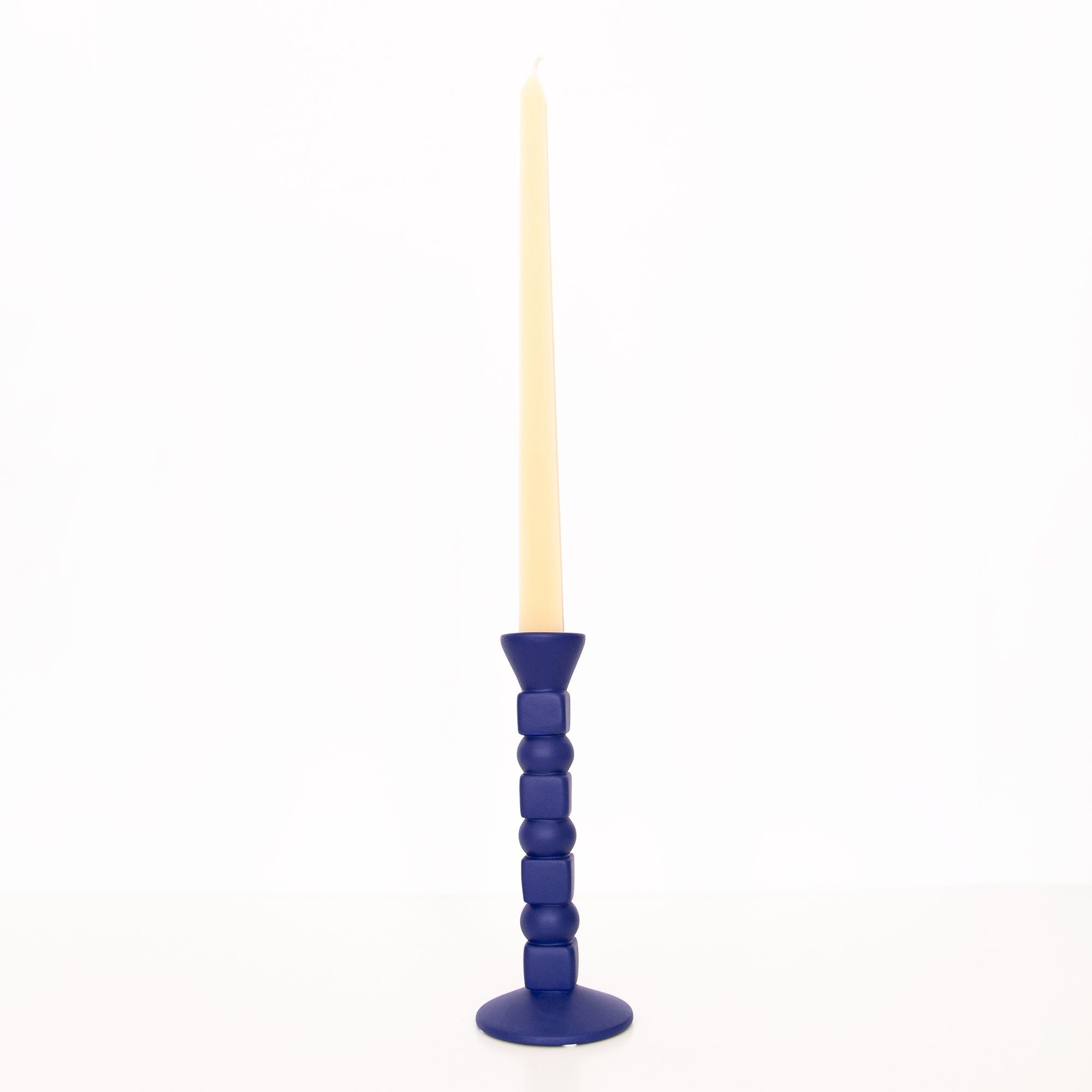 Anna Candleholder in Blue Matt, from The Socialite Family