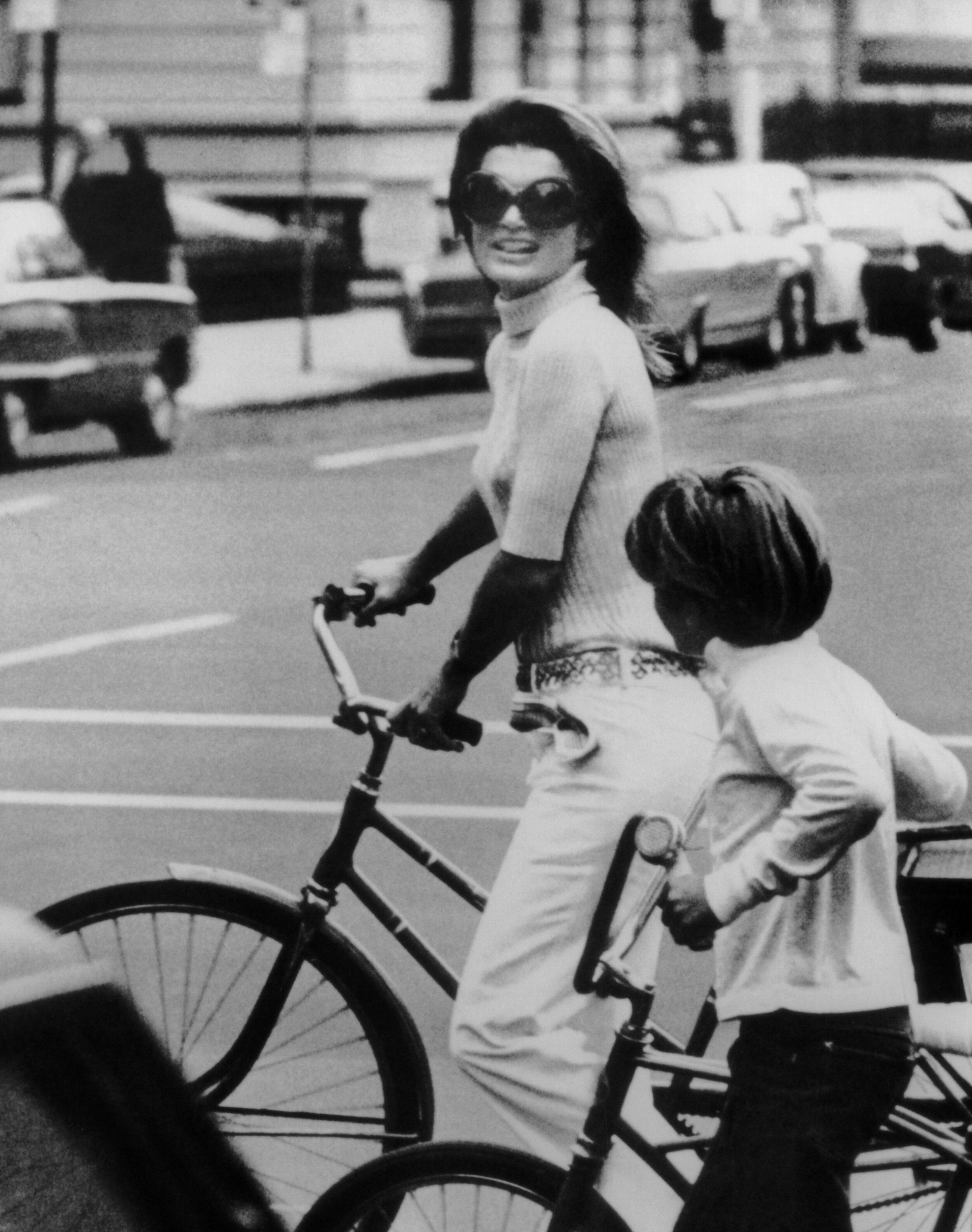 Jackie and John Jr. 1969 by Ron Galella