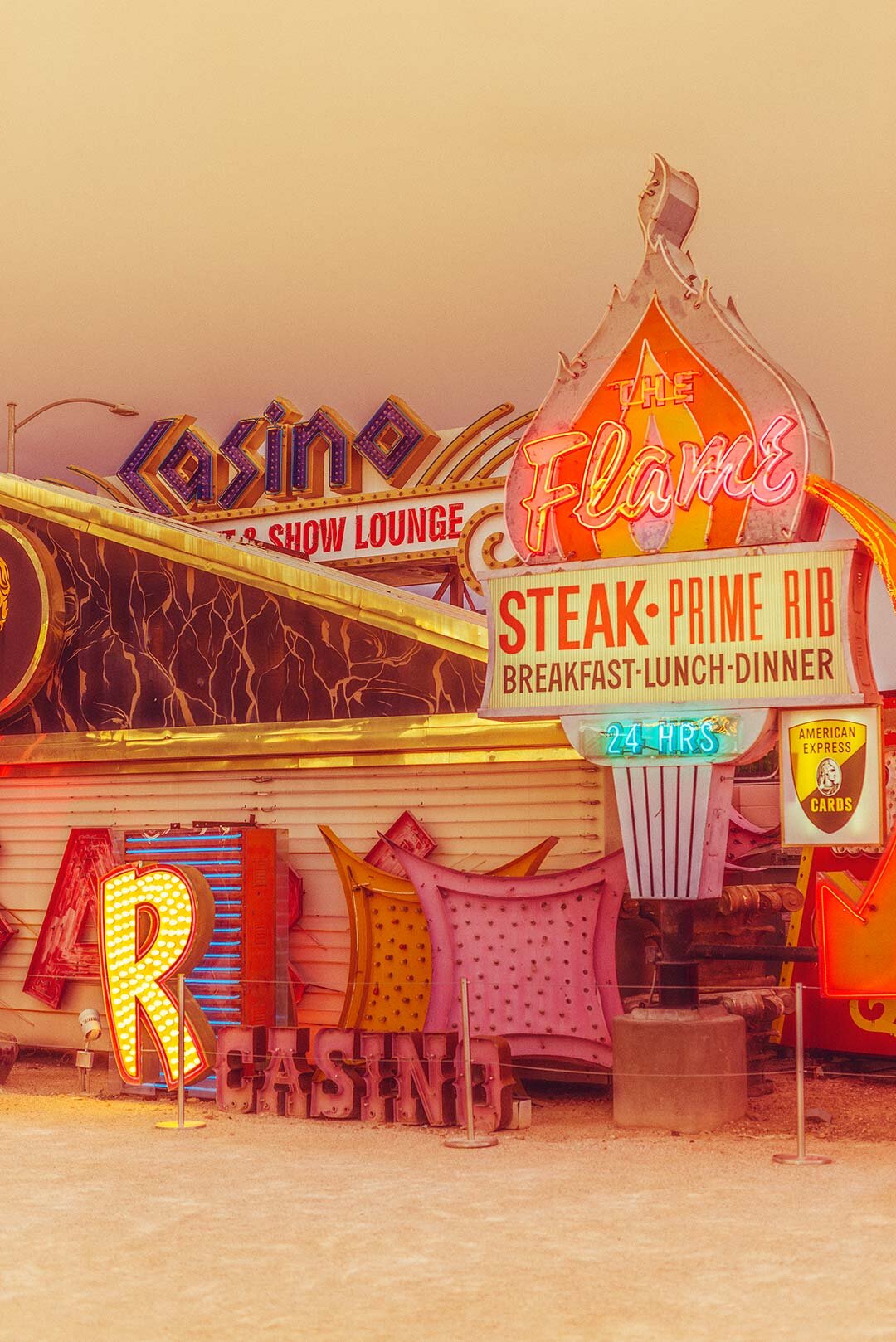 Neon Graveyard II by Pottsy