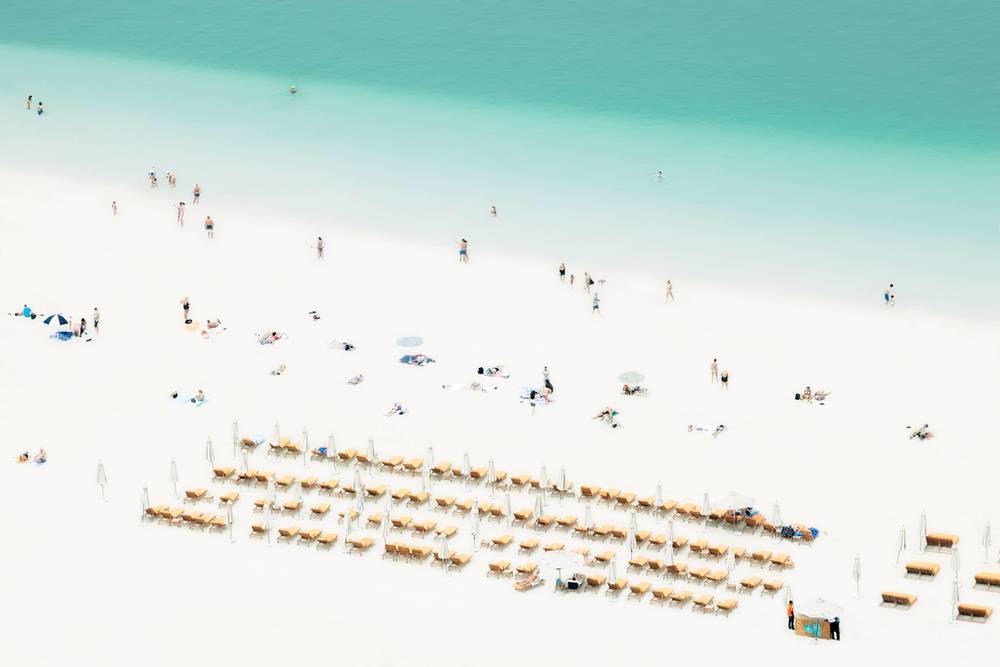 Yellow Chair, Indian Ocean by Stephane Dessaint