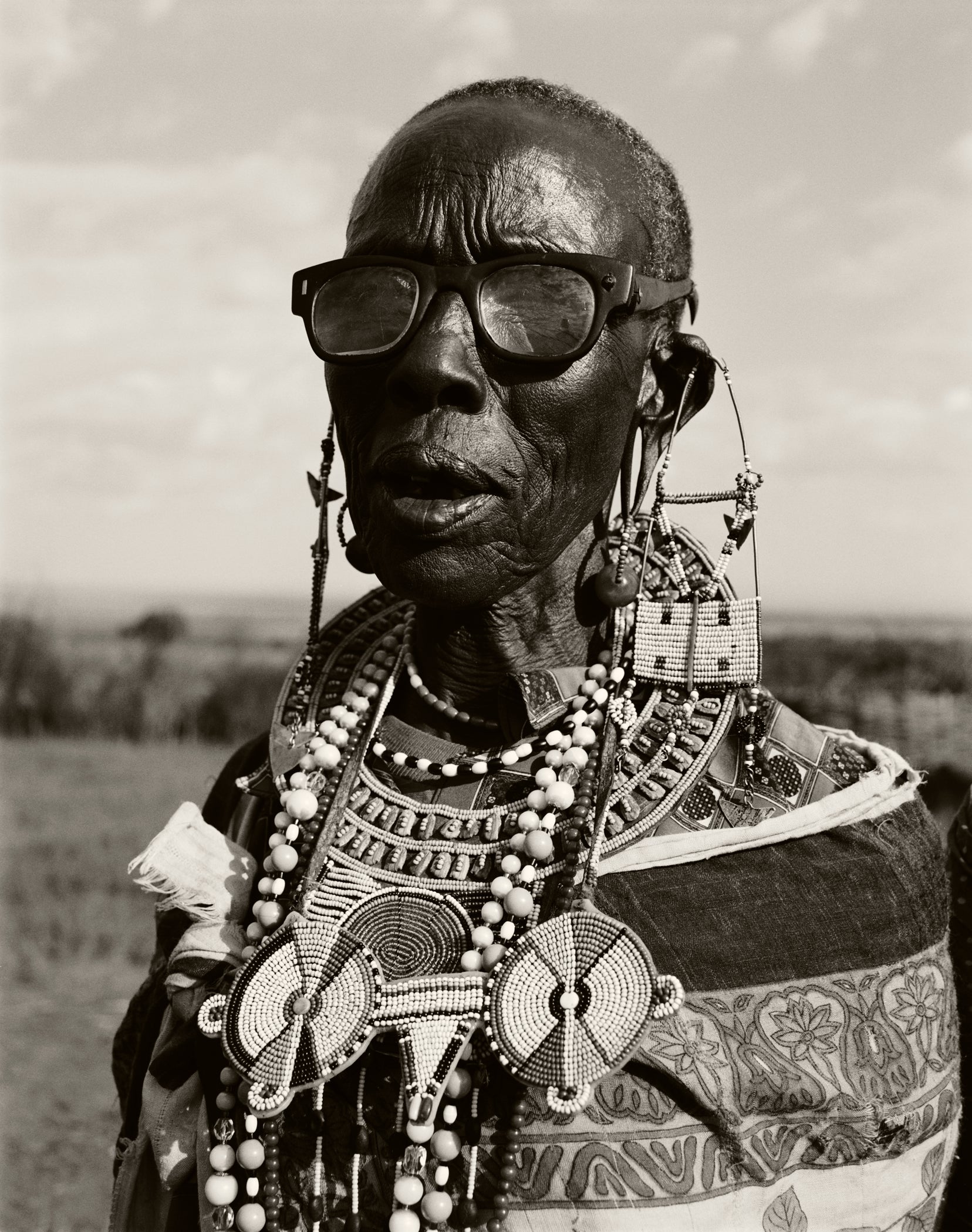 Maasai Woman Portrait by Anne Menke