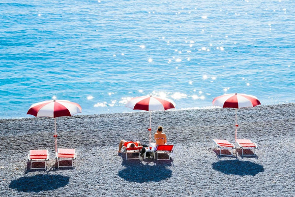 Amalfi Beach Umbrellas by Juliette Charvet
