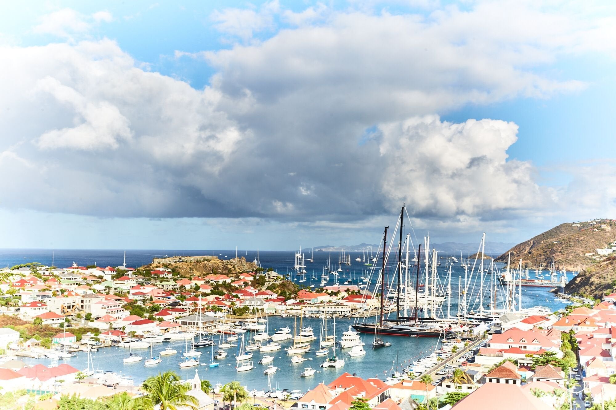 Gustavia Harbor by Antoine Verglas