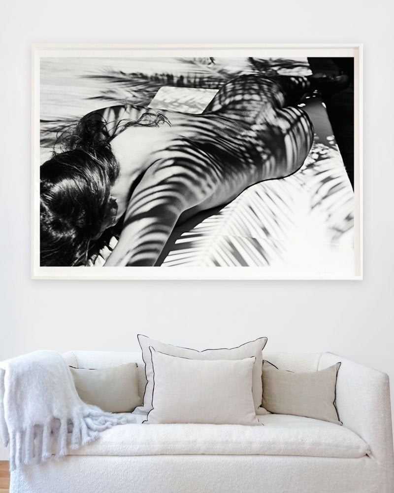 Christine, Tamarin Palm Tree Shadow by Antoine Verglas