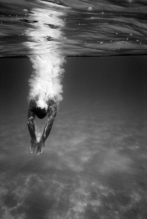 Diving Into Ocean (B-160) by Wayne Levin