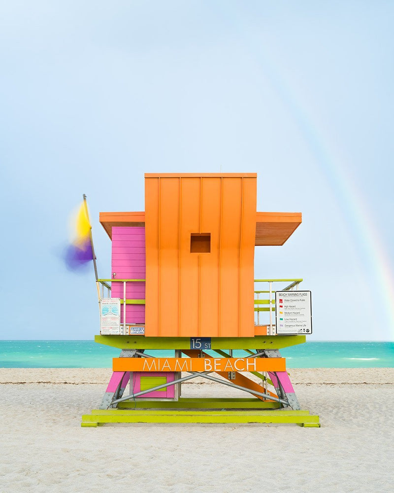 Lifeguard Tower 15th Street, Miami Beach by Tommy Kwak