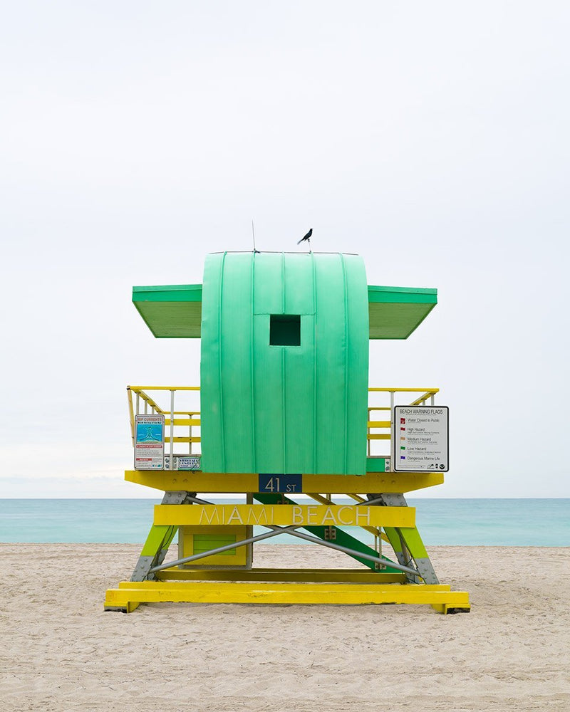 Lifeguard Tower 41st Street, Miami Beach by Tommy Kwak