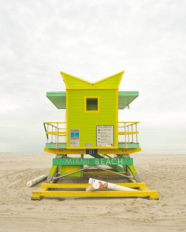 Lifeguard Tower 81st Street, Miami Beach by Tommy Kwak
