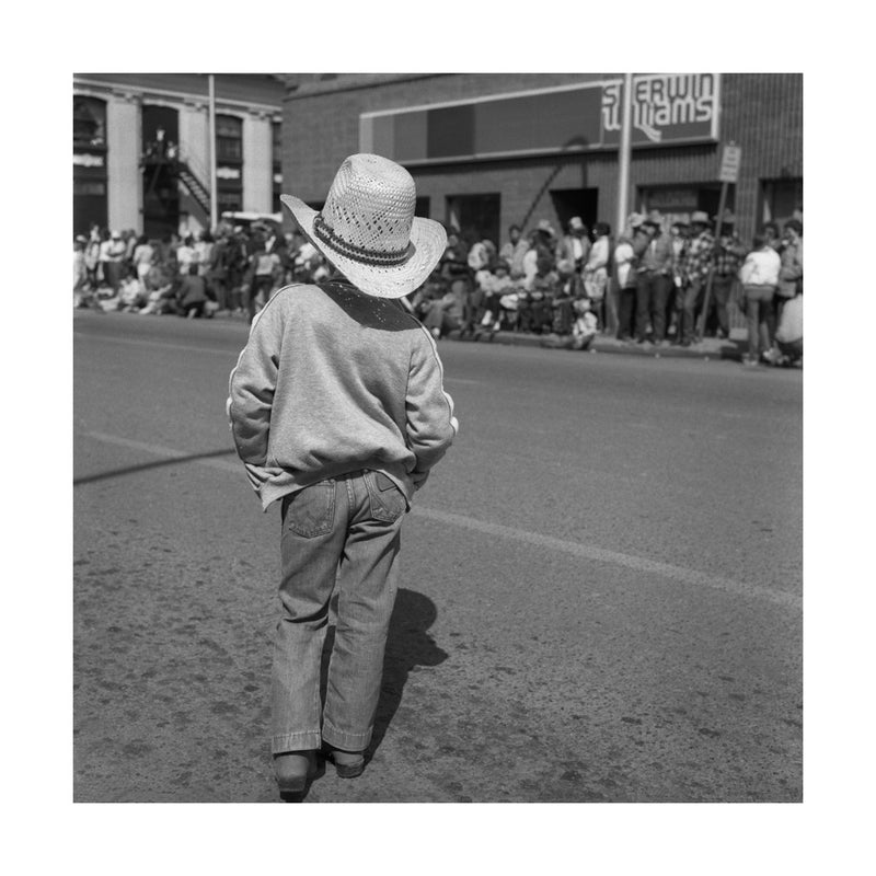 Boy Watching the Parade, 1983 by Drew Carolan