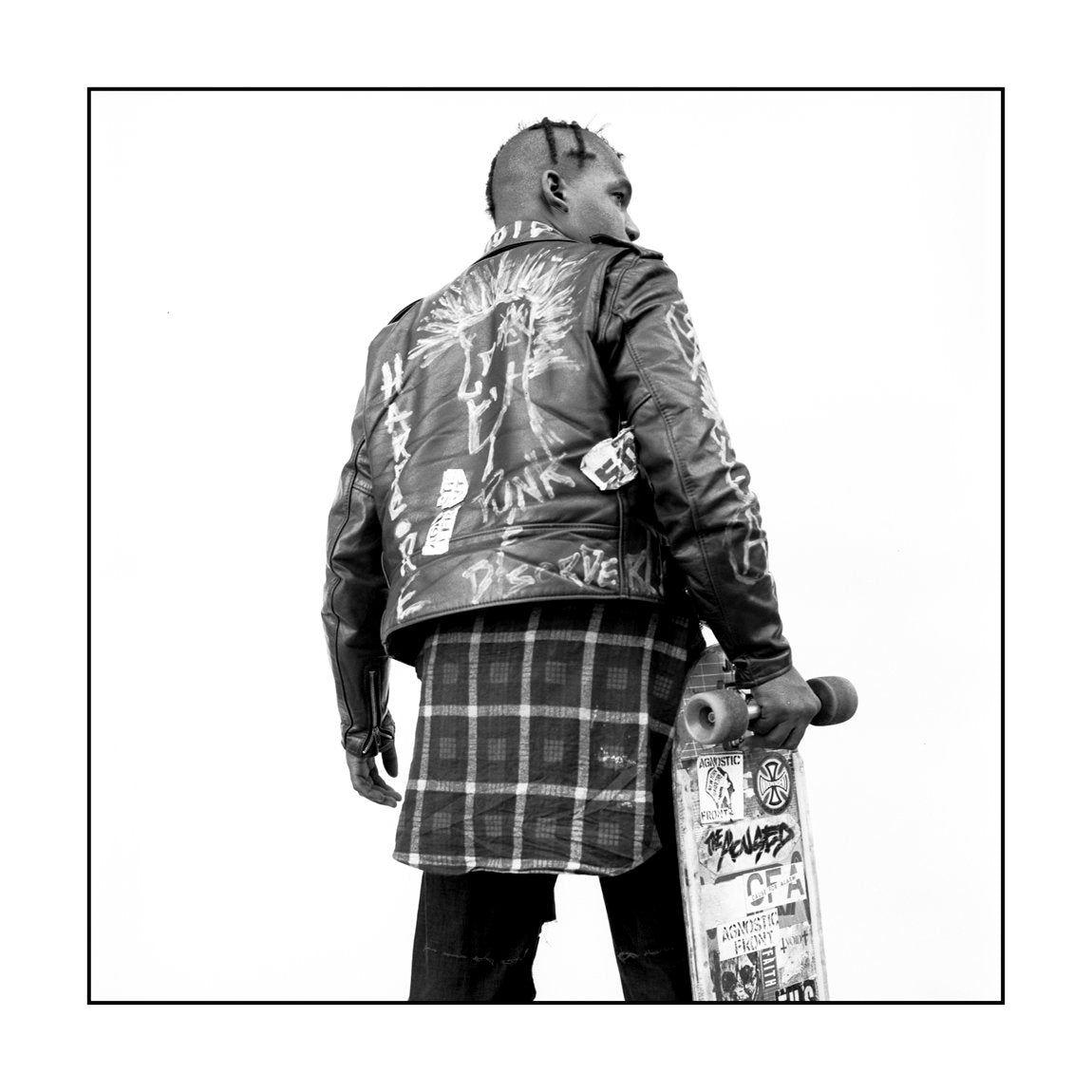 John Void with Skateboard, 1983 by Drew Carolan