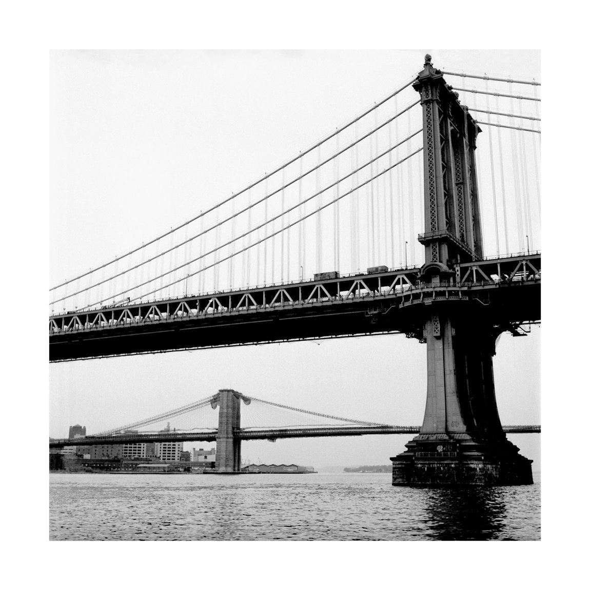 Two Bridges, 1988 by Drew Carolan