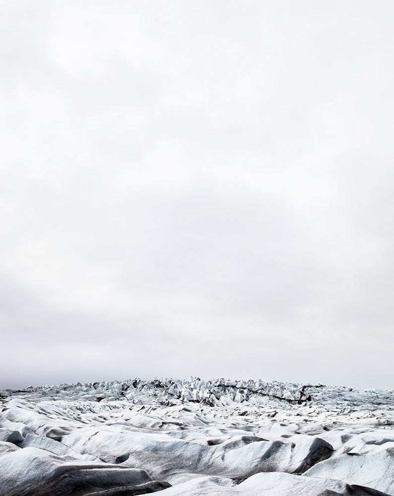 Fláajökull, Iceland, Plate I by Caleb Cain Marcus