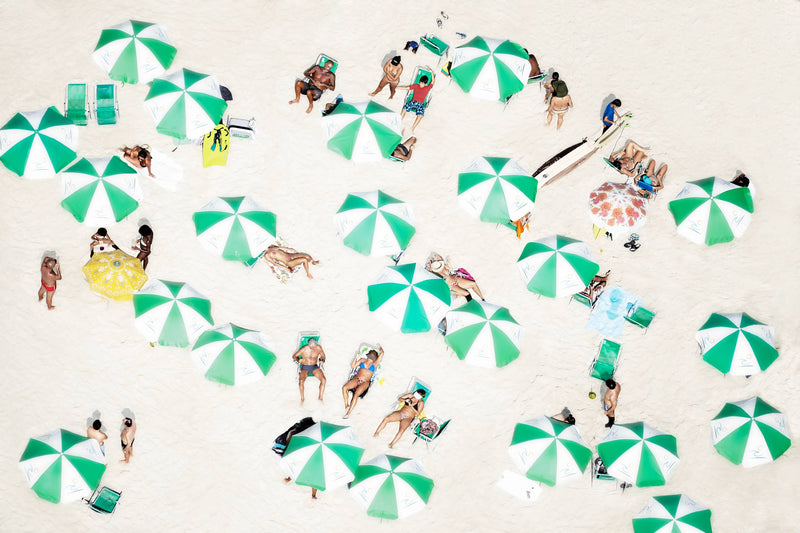 Green Umbrellas, Rio by Stephane Dessaint