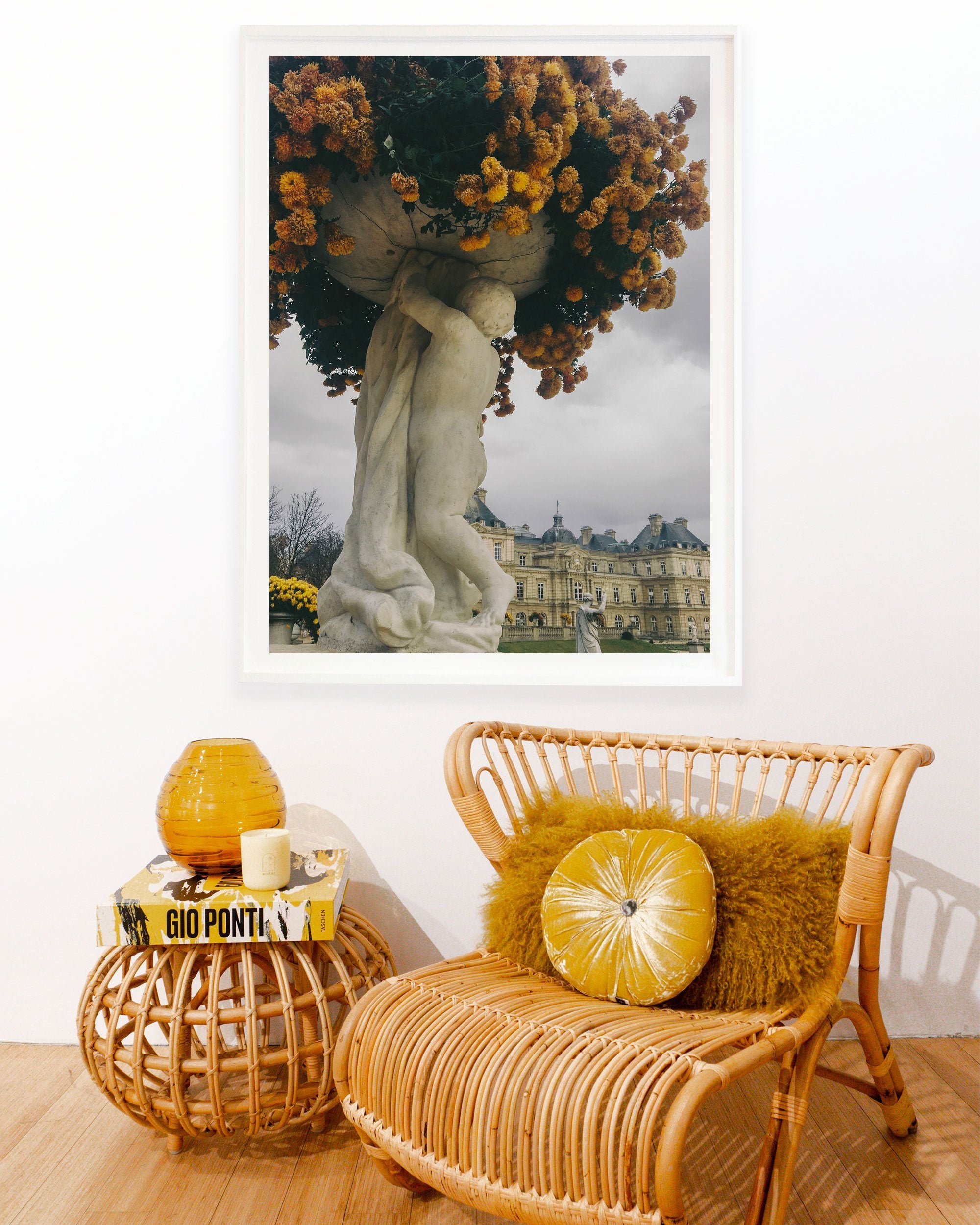 Jaune fleurs by Nathalie Martinez