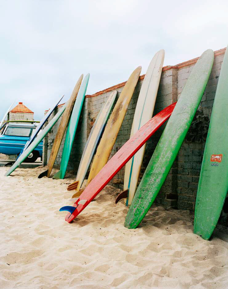 Malibu Surfrider in Color by Anne Menke