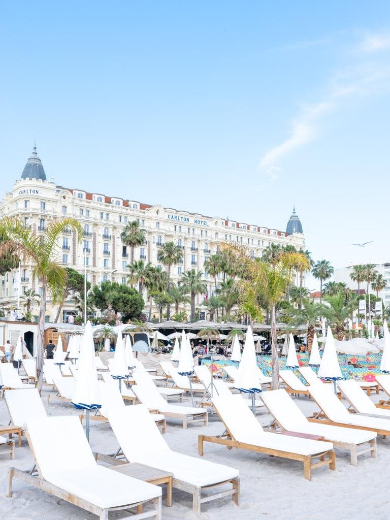 French Riviera - Carlton Vertical by Juliette Charvet