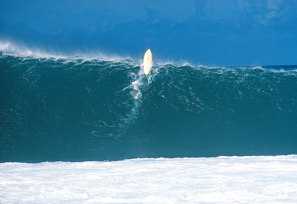 Abandon Ship, Pipeline, Oahu, Hi 1973 by Jeff Divine