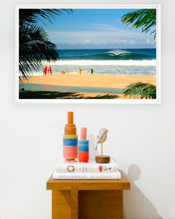 Pipeline Peak, Oahu Hi 1975 by Jeff Divine