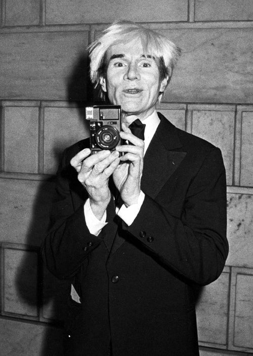 Andy at the New York Public Library, 1985 by Ron Galella