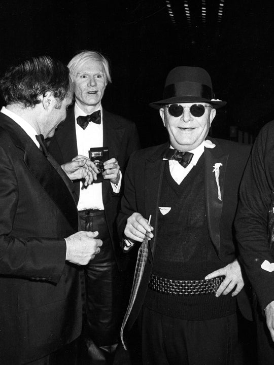 Truman Capote and Andy Warhol, by Ron Galella