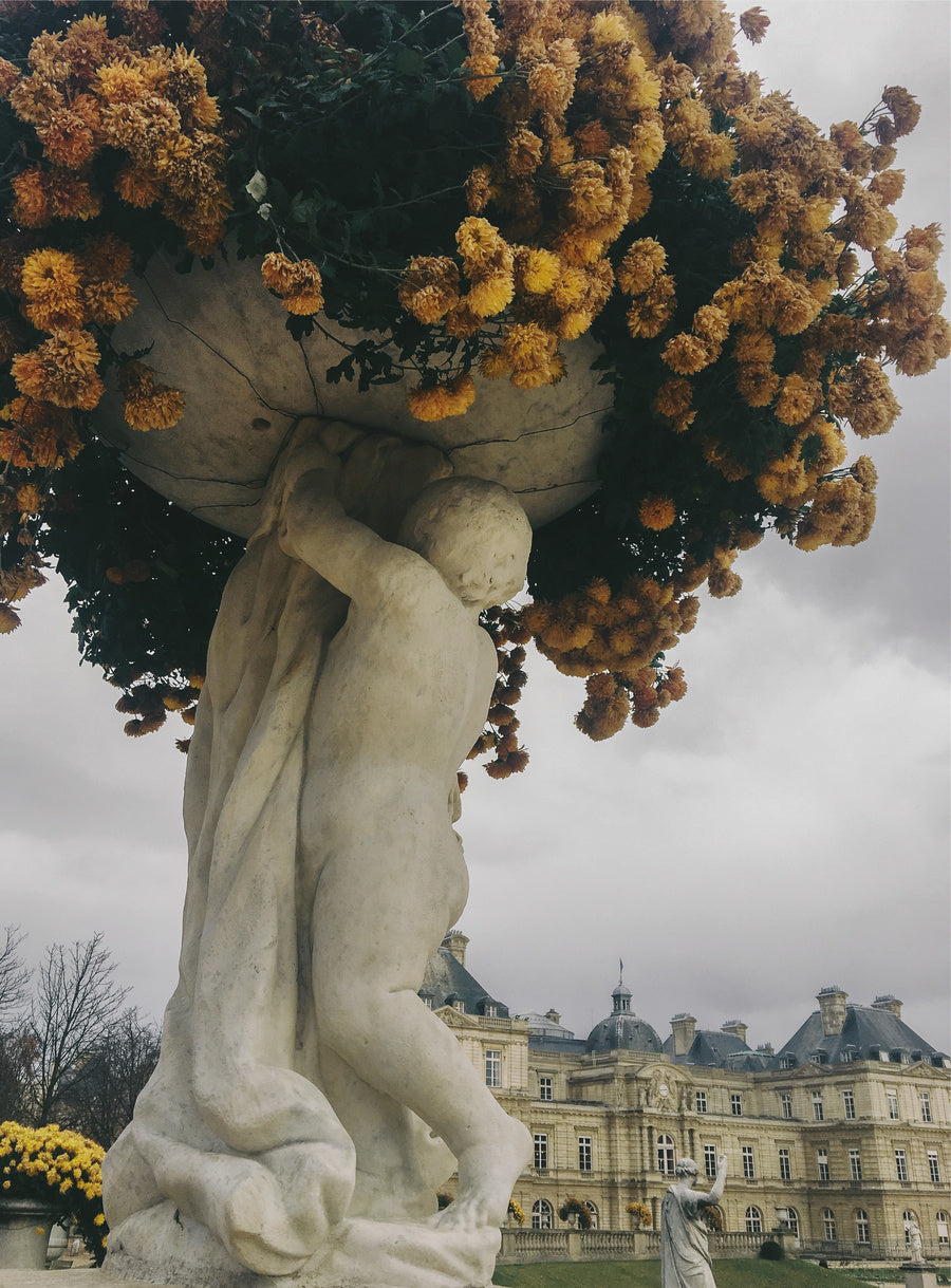 Jaune fleurs by Nathalie Martinez
