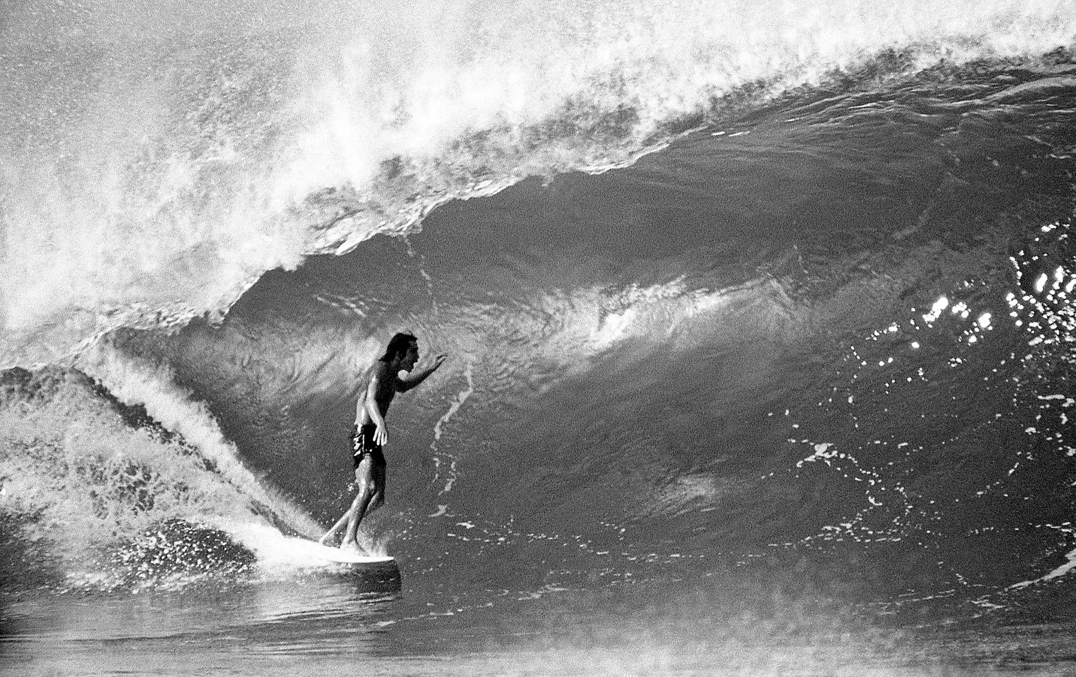 Gerry Lopez, Pipeline, Oahu, Hi 1977 by Jeff Divine