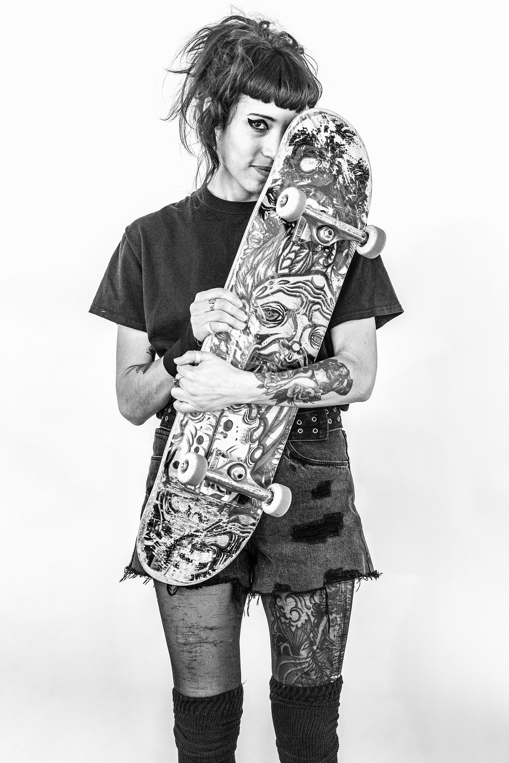 Lyana, LES Skatepark, NYC, March 2021 by Clarence Klingebeil