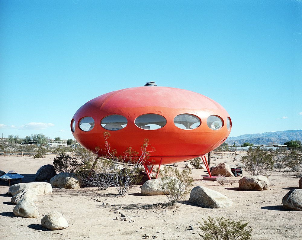 Spaceship in Joshua Tree, California by Rob Hann